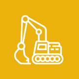 construction icon yellow