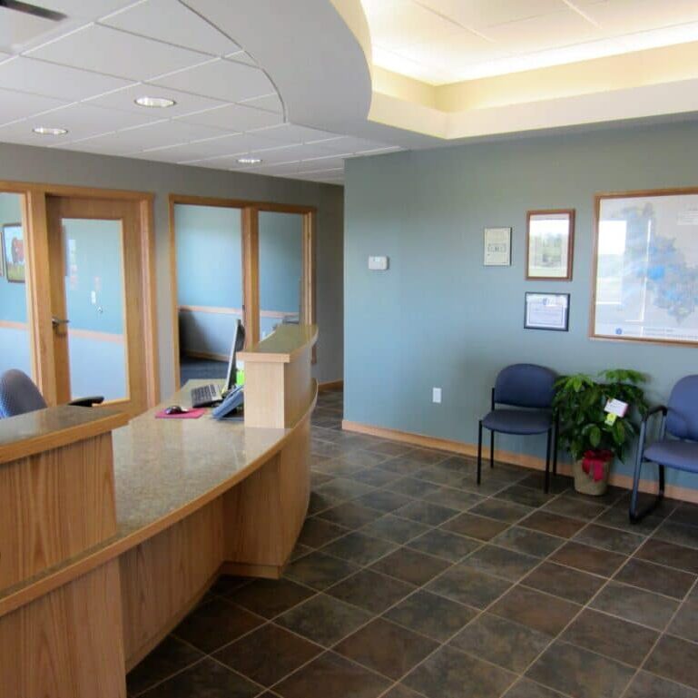 Middle Fork reception area